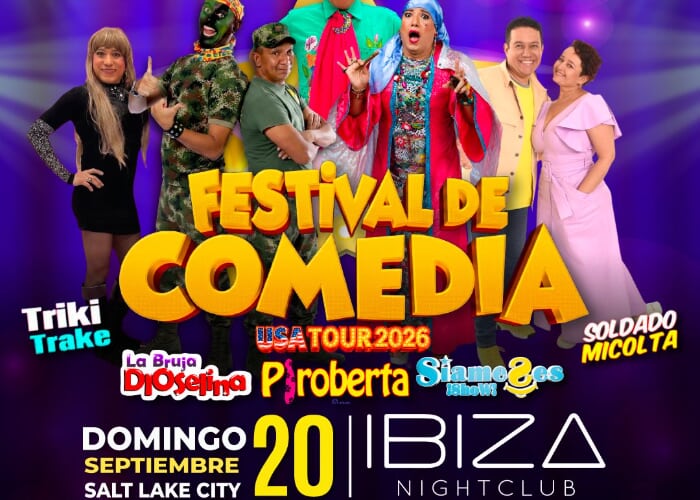 Festival de Comedia en Salt Lake City – September 20, 2026