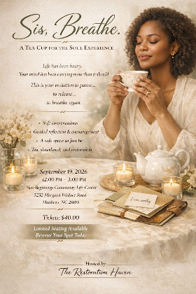 Sis, Breathe. - A Tea Cup for the Soul: Mental Wellness Experience