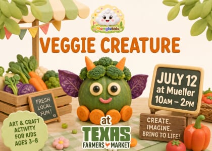 Veggie Creature at Farmer's Market