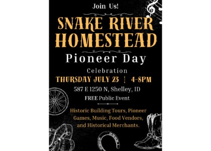 Snake River Homestead Pioneer Day Celebration
