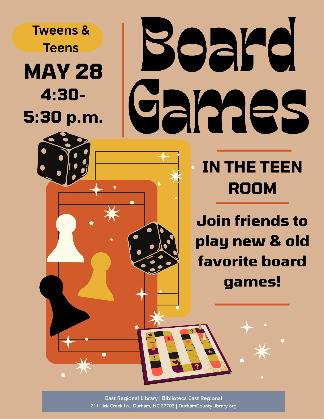 Board Games in the Teen Room!