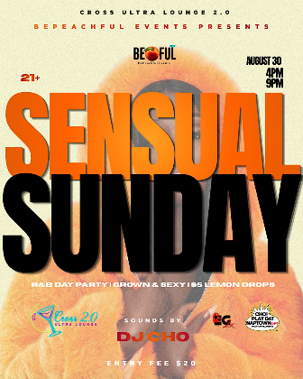 Sensual Sundays..EVERY LAST Sunday of the month!