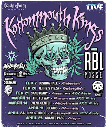 KOTTONMOUTH KINGS  w/ CONEJO