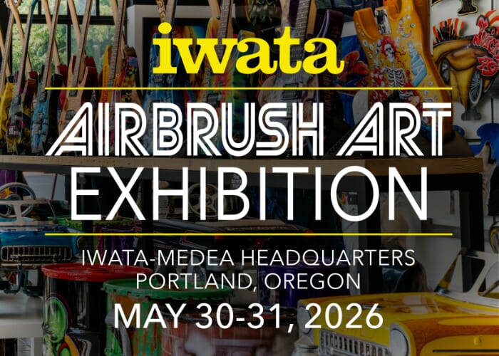 The IWATA Airbrush Art Exhibition & Open House — Iwata-Medea Headquarters