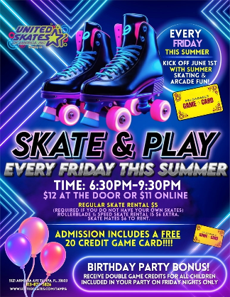 Friday Night Skate And Play