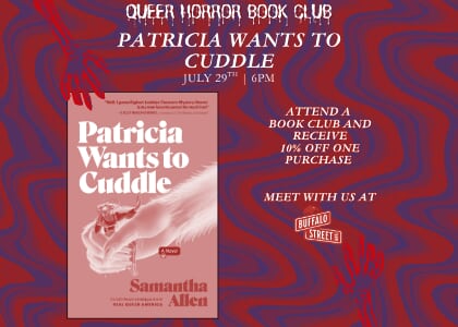 Queer Horror Book Club - Patricia Wants to Cuddle