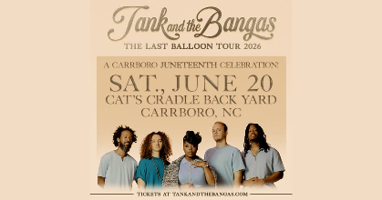 TANK & THE BANGAS host a Carrboro Juneteenth Celebration - w/ ¡Tumbao! and Ariel J