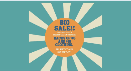 TenThirtyFive's Biggest Sale of the Year!