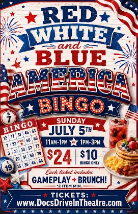 Red White & Blue Bingo & Brunch at the Speakeasy