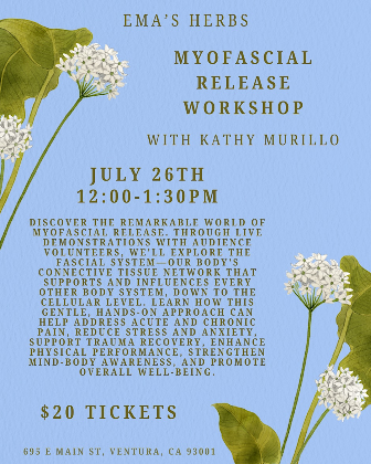Myofascial Release Workshop with Kathy Murillo
