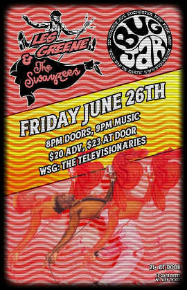 Les Greene & The Swayzees w/ The Televisionaries