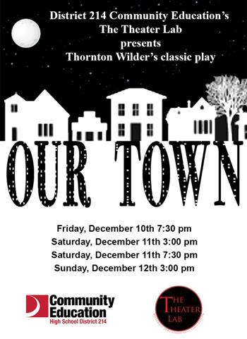 D214 Calendar 2022 Our Town" Presented By The Theater Lab, A District 214 Community Education  Program Daily Herald Calendar