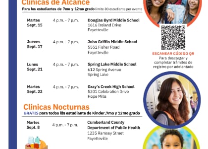 Back to School Immunization Clinics