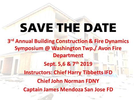 3rd Annual Avon Building Construction Fire Dynamics Symposium