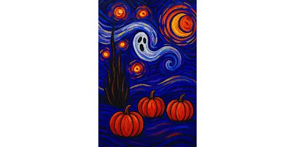 Starry Nightmares - Paint and Sip in Louisville | Classpop!™