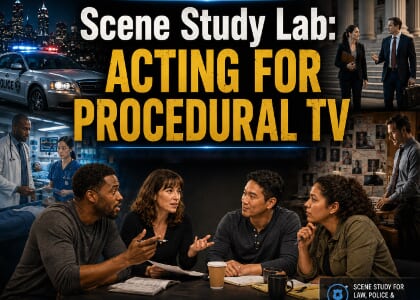 SCENE STUDY LAB: ACTING FOR PROCEDURAL TV [Class]