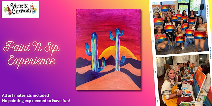 Tampa Paint and Wine- Desert Summer