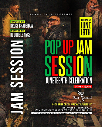 Sunny Days Presents Pop Up Jam Session A Juneteenth Celebration