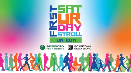 First Saturday Stroll on Elm