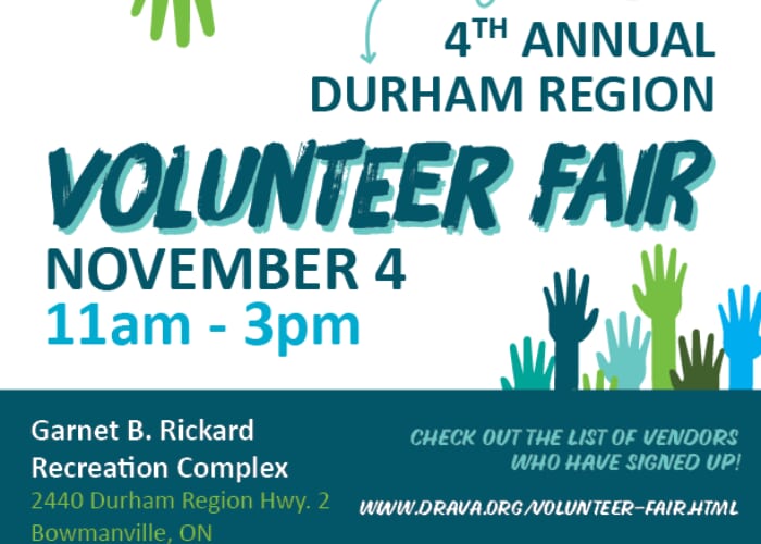 4th Annual Durham Region Volunteer Fair