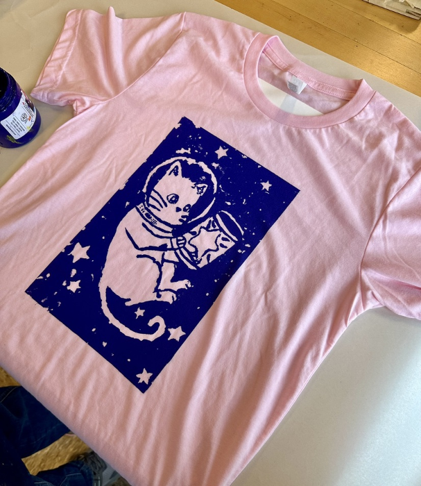 Wear Your Art: Silkscreen T-Shirt Workshop: Ages 11+