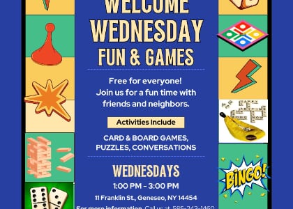 Welcome Wednesday Fun & Games