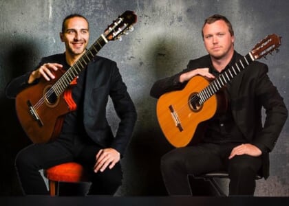 Juan Villarreal and Scott O'Day: Live tango music and dancing