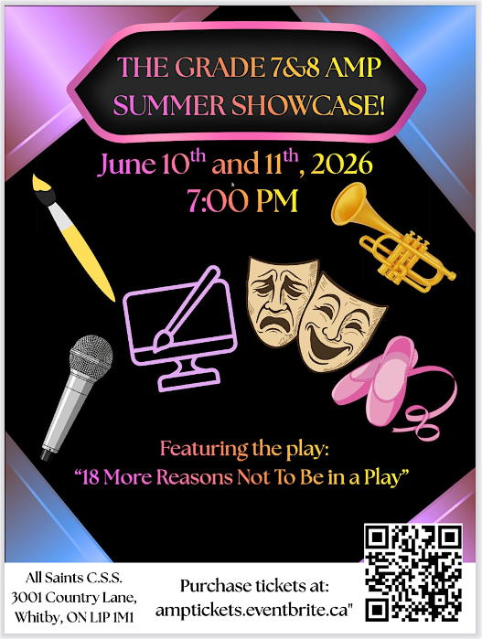 The Grade 7&8 AMP Summer Showcase