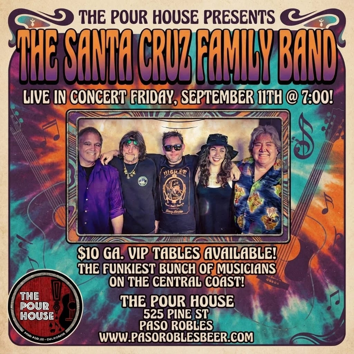 SANTA CRUZ FAMILY BAND live at The Pour House!