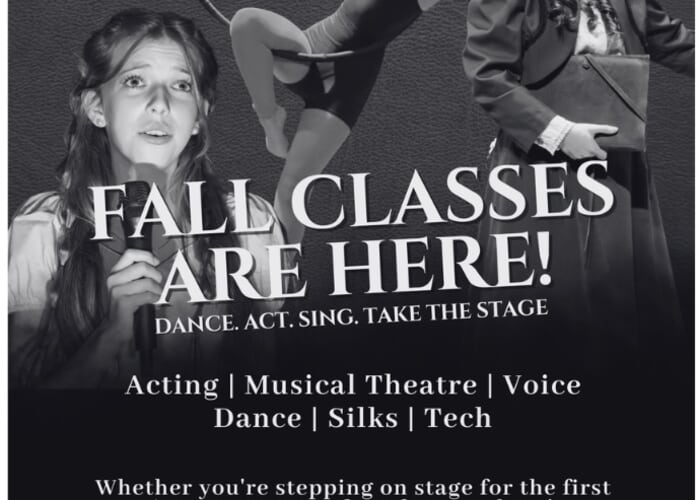 Poster for DANCE. ACT. SING. with PACA!!