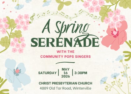 Greenville Community Pops Singers Spring 2026 Concert