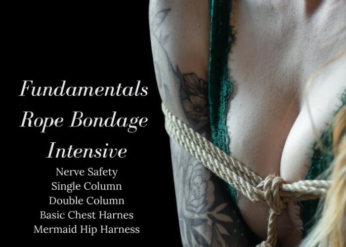 Flyer or photo for Fundamentals of Rope Bondage Intensive