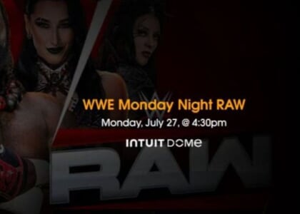 WWE Monday Night RAW Tickets Intuit Dome July 27, 2026