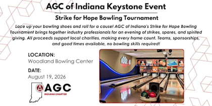 AGC of Indiana's Strike for Hope Bowling Tournament