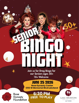 (50+) LGBTQ+ Seniors Bingo