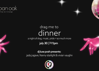 Urban Oak Drag me to Dinner: Glitter in the Sky