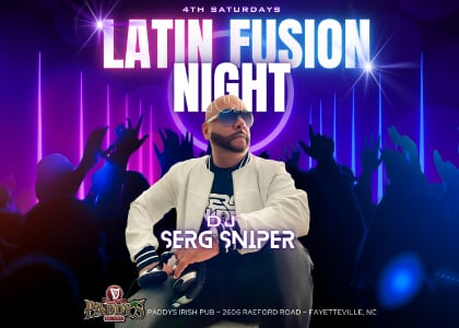 4th Saturday Latin Fusion Night!