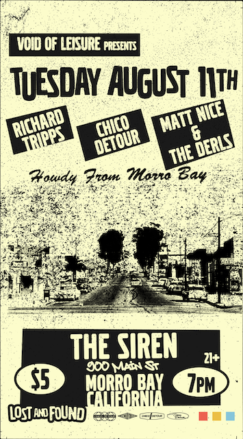 Chico Detour, Richard Tripps & Matt NIce & The Derls