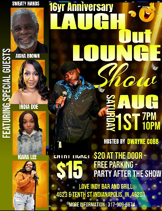 The Laugh Out Lounge 16yr anniversary show