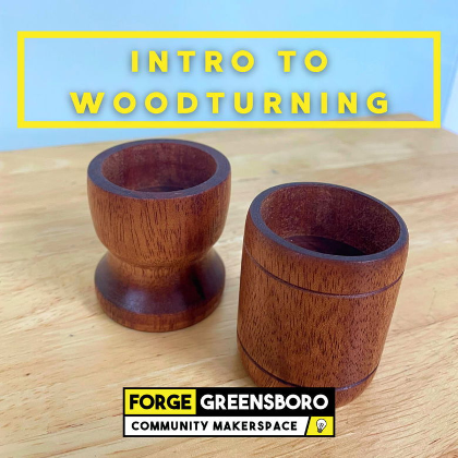 Introduction to Wood Turning -- Tea Light and Candle Holder