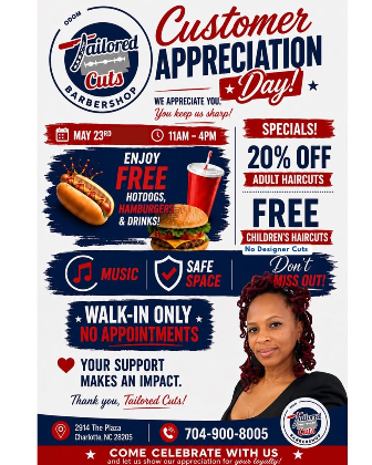Tailored Cuts Customer Appreciation day