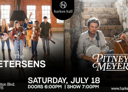 Pitney Meyer Performing at Harken Hall With The Petersens July 18