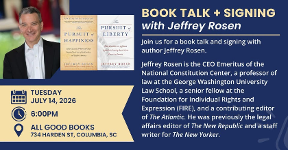 Book Talk + Signing with Jeffrey Rosen