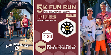 5K Fun Run x CRANK ARM BREWING CO  | 2026 NC Brewery Running Series