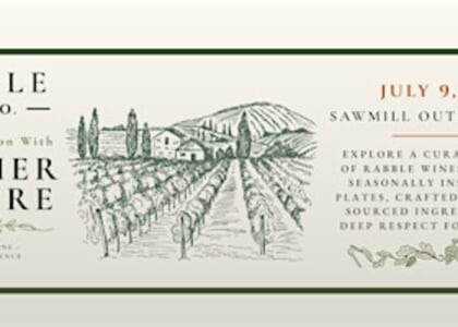 A Sustainable Wine Experience:  Featuring Rabble Wine Co.