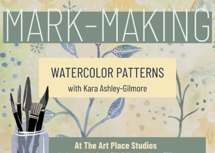 Mindful Mark-Making: Watercolor Patterns