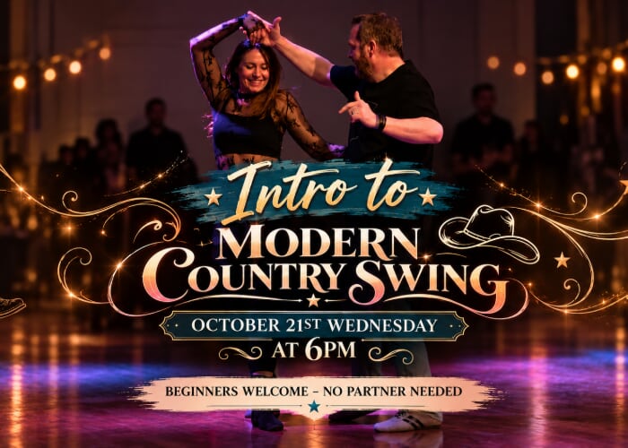 Intro to Modern Country Swing! Beginner welcome