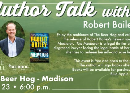 Meet the Author Robert Bailey at The Beer Hog
