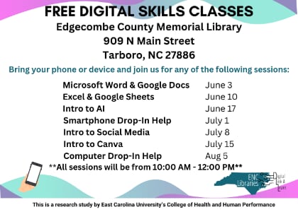 Free Digital Skills Classes