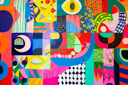 Abstraction as Language - Digital Art Inspired by Beyond Boundaries